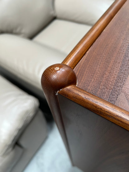John Lewis Scandi 5 Drawer Wood Chest, Walnut Finish