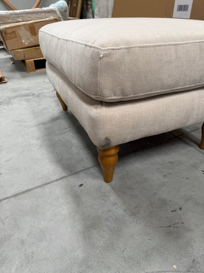 John Lewis Bailey II Footstool Aquaclean Titan Natural