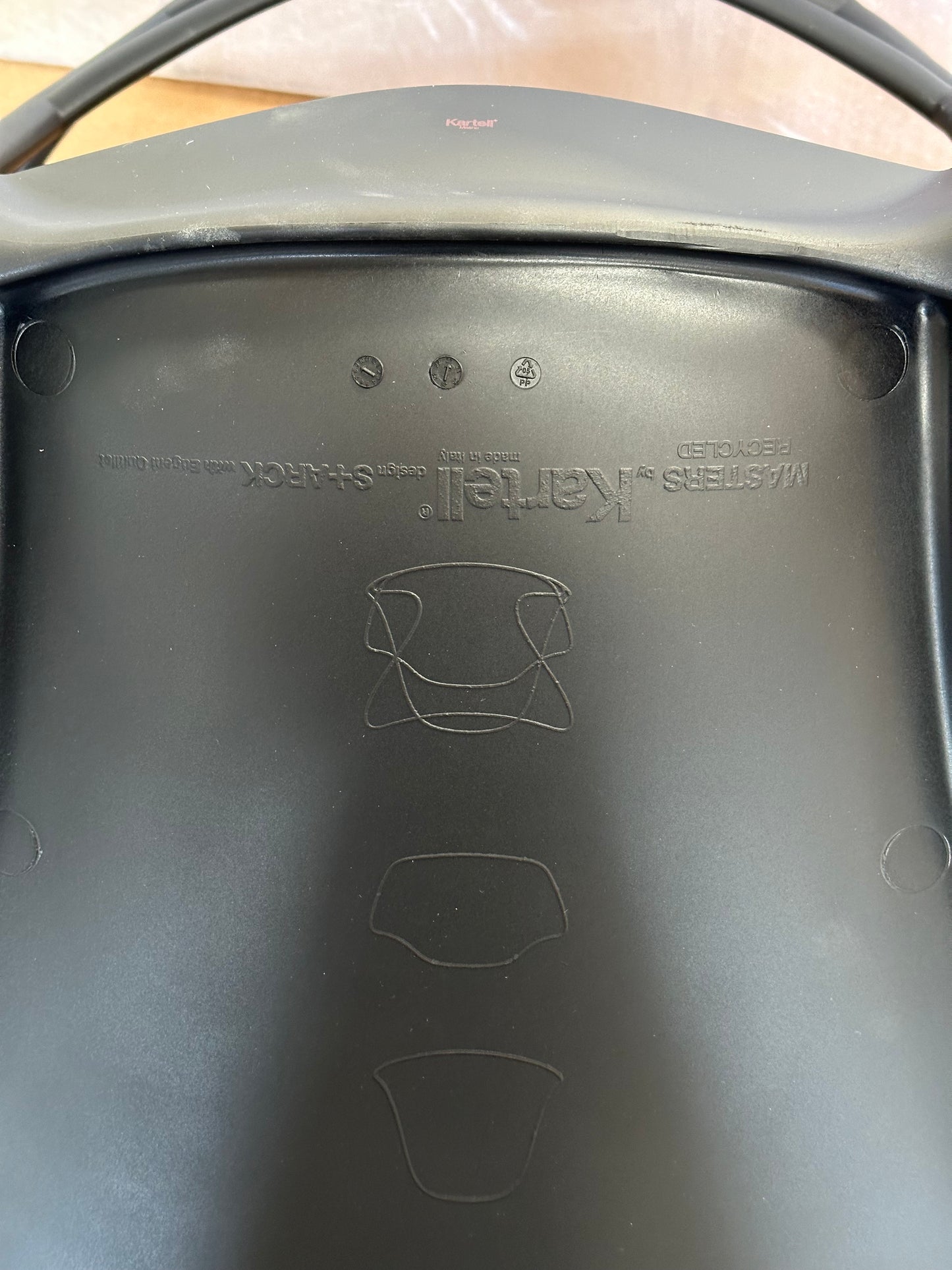 Kartell Philippe Starck for Kartell Masters Chair, Black