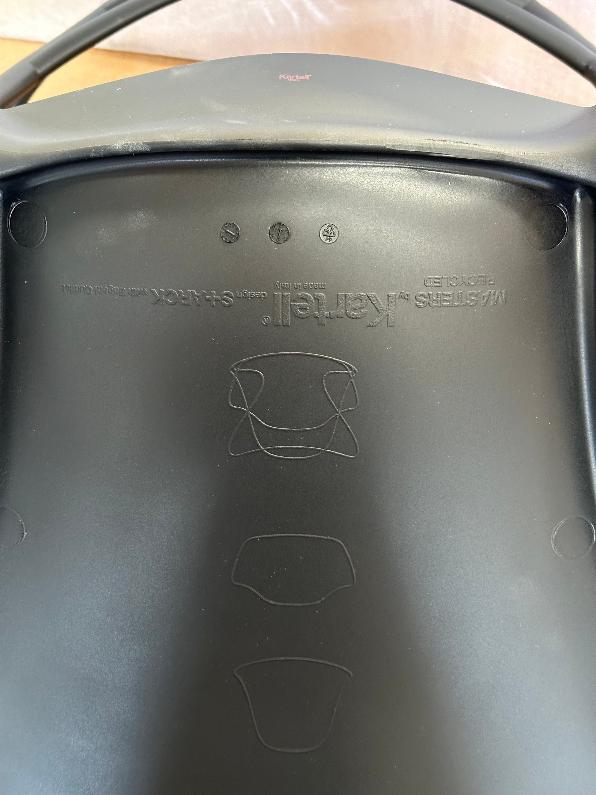 Kartell Philippe Starck for Kartell Masters Chair, Black