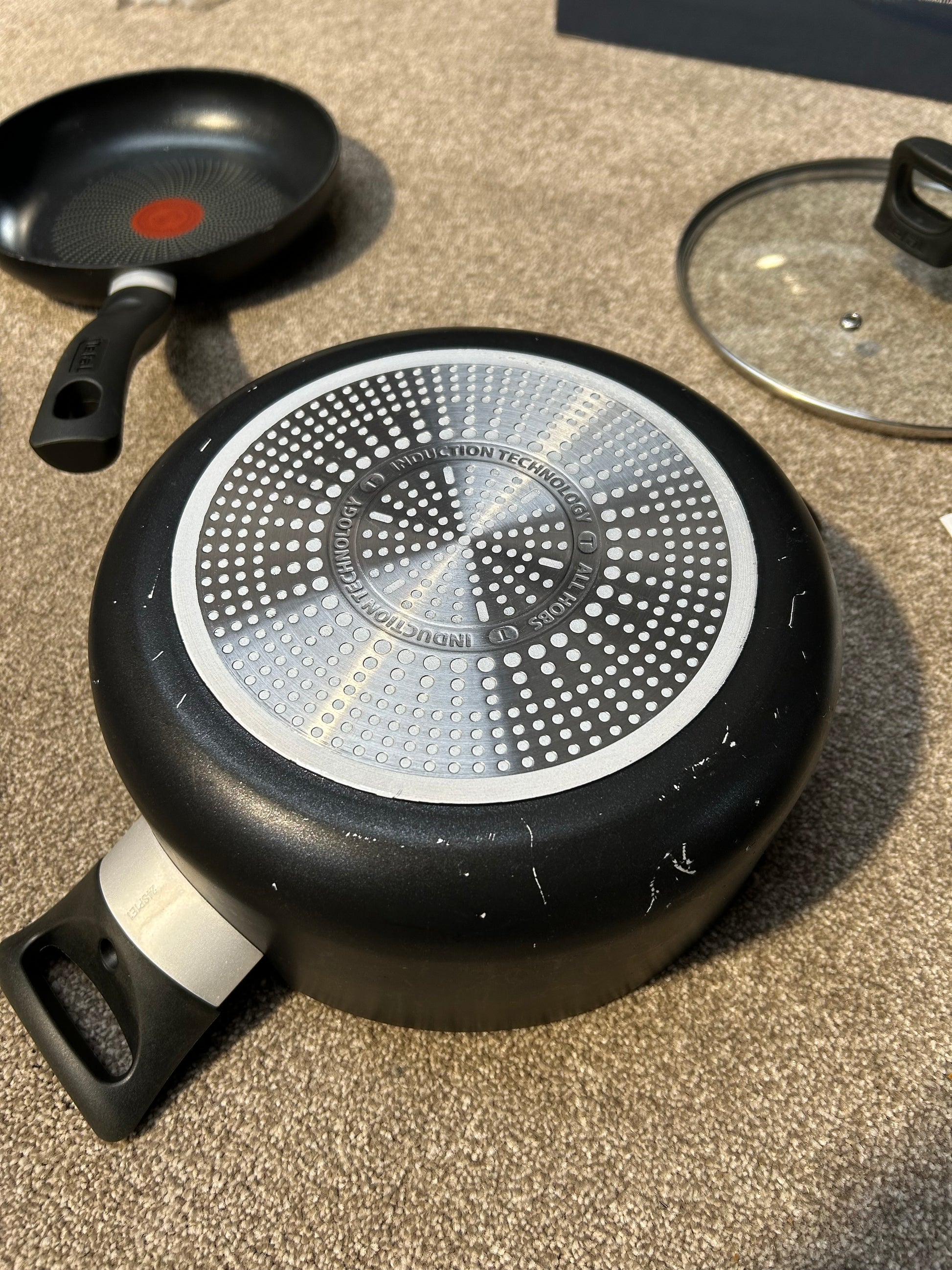 Tefal Enhance Aluminium Non-Stick Frying Pan & Saucepan Set, 6 Piece