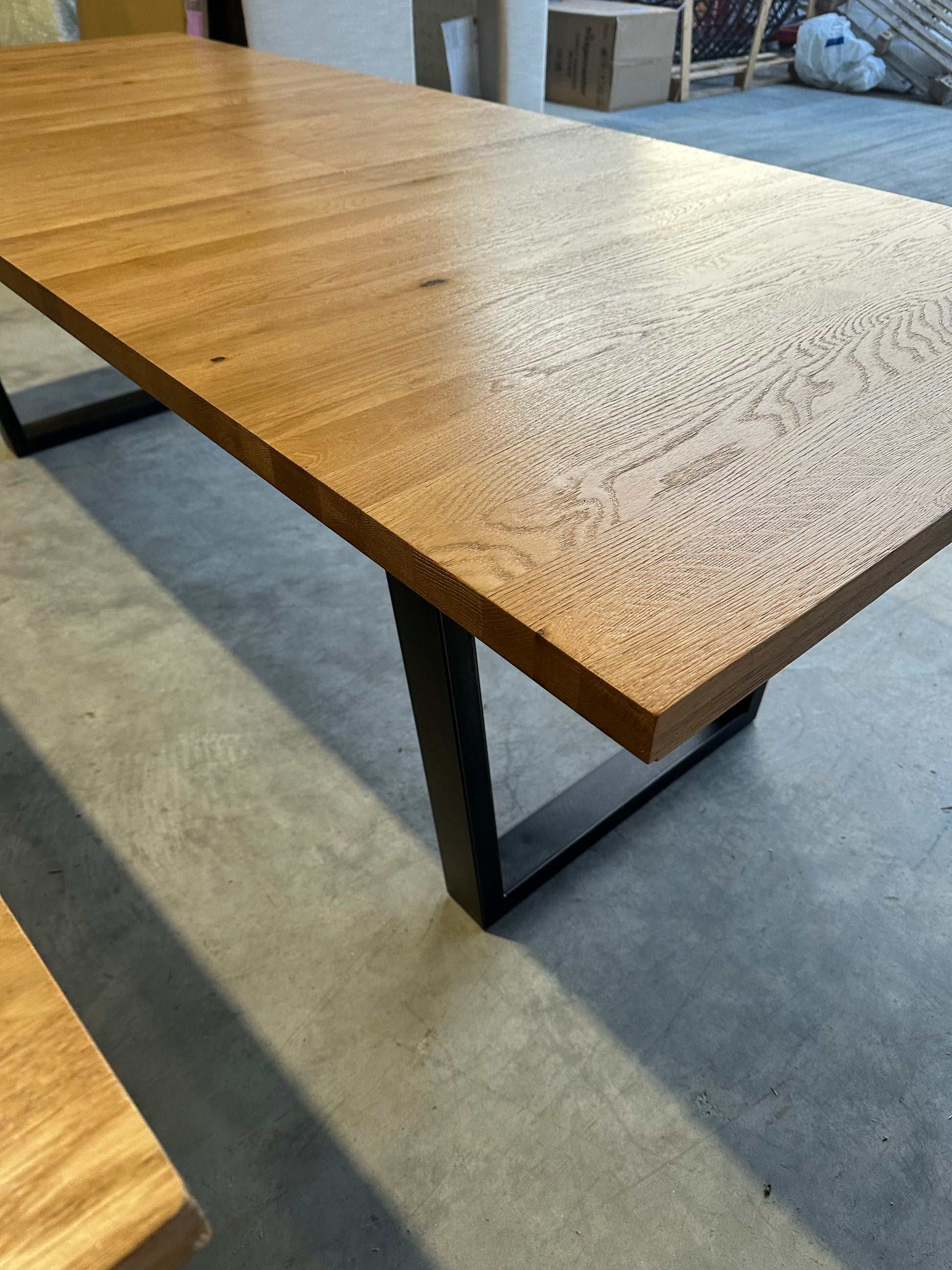 John Lewis Calia 8-10 Seater Extending Dining Table, Solid Oak