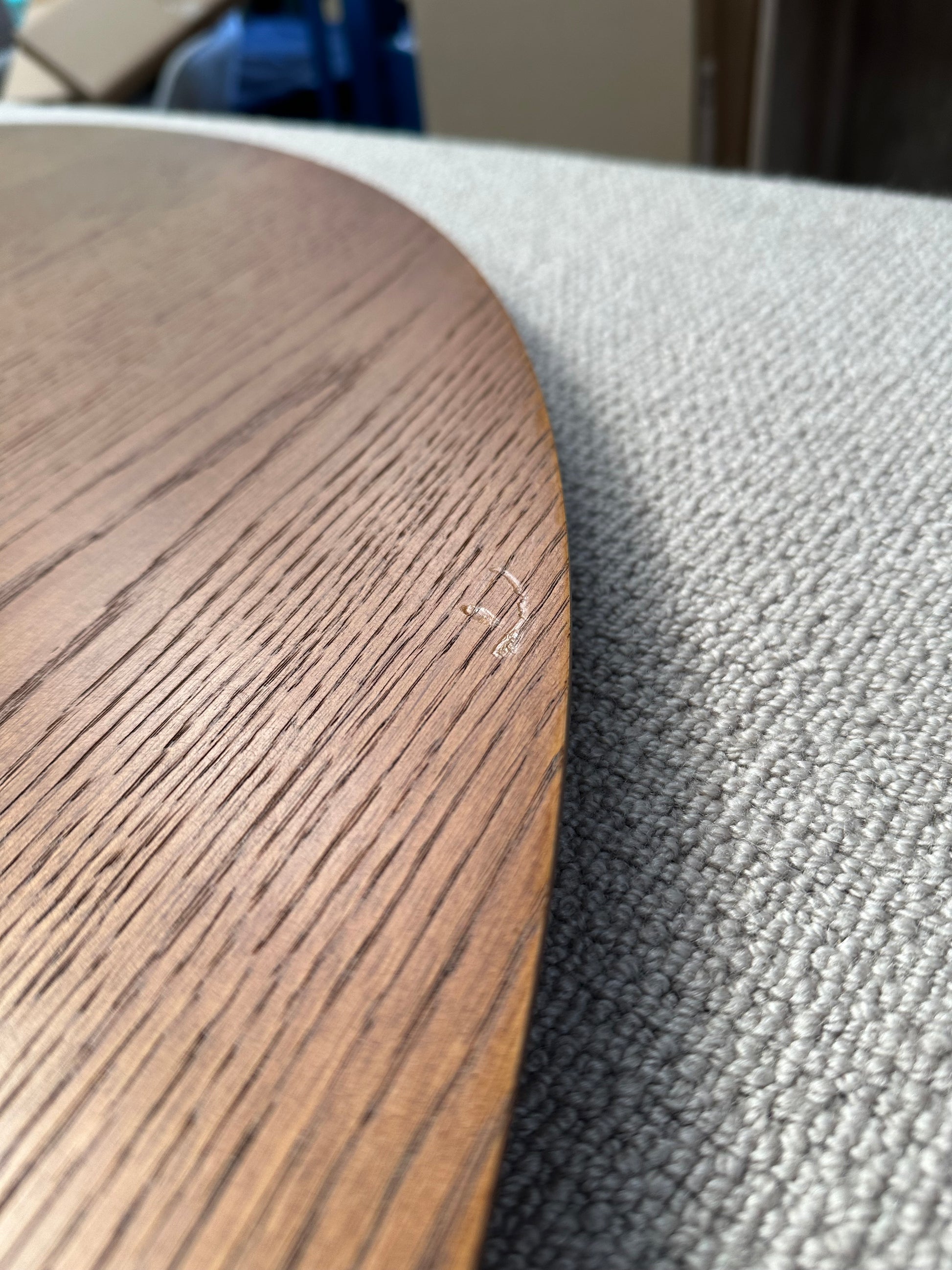 John Lewis Trestle 4 Seater Round Dining Table, Dark Oak