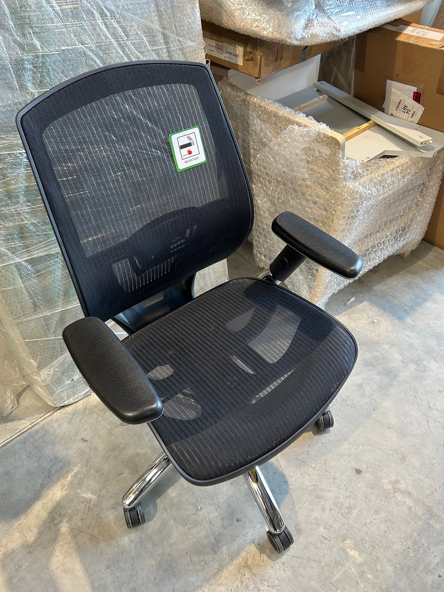 John Lewis Murray Ergonomic Office Chair, Black