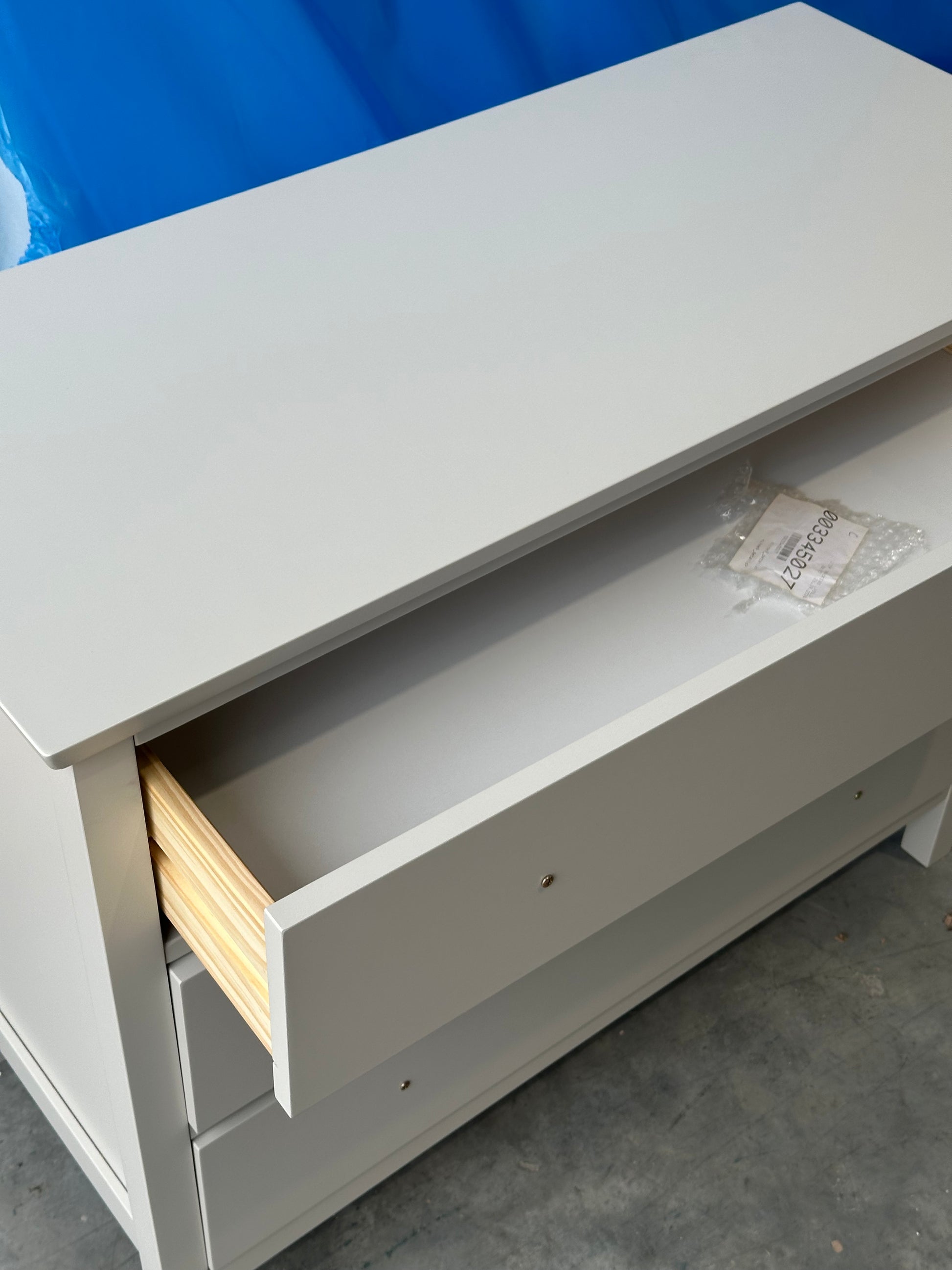 John Lewis Wilton 3 Drawer Chest Linen