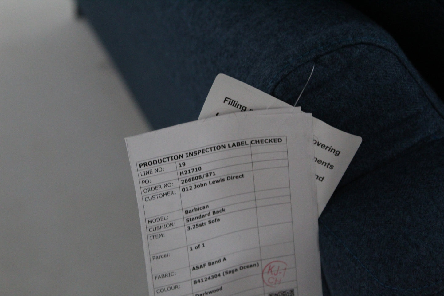 John Lewis Barbican Large 3 Seater Sofa