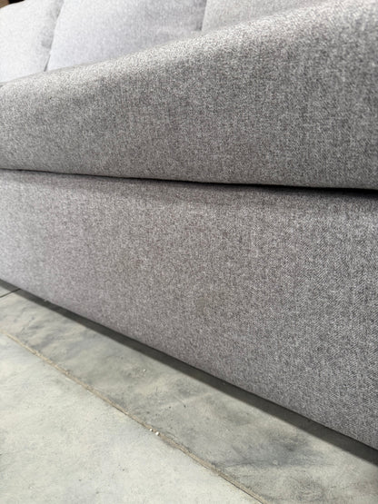 John Lewis Sofa Bed with Storage Sansa Splayed Arm in Tweed