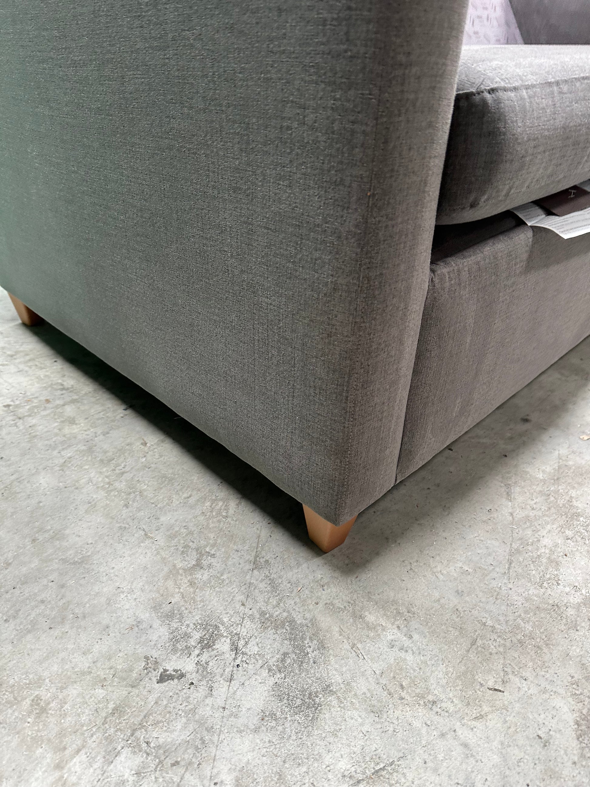 John Lewis Bailey II Double Sofa bed in Linen Hatton Steel