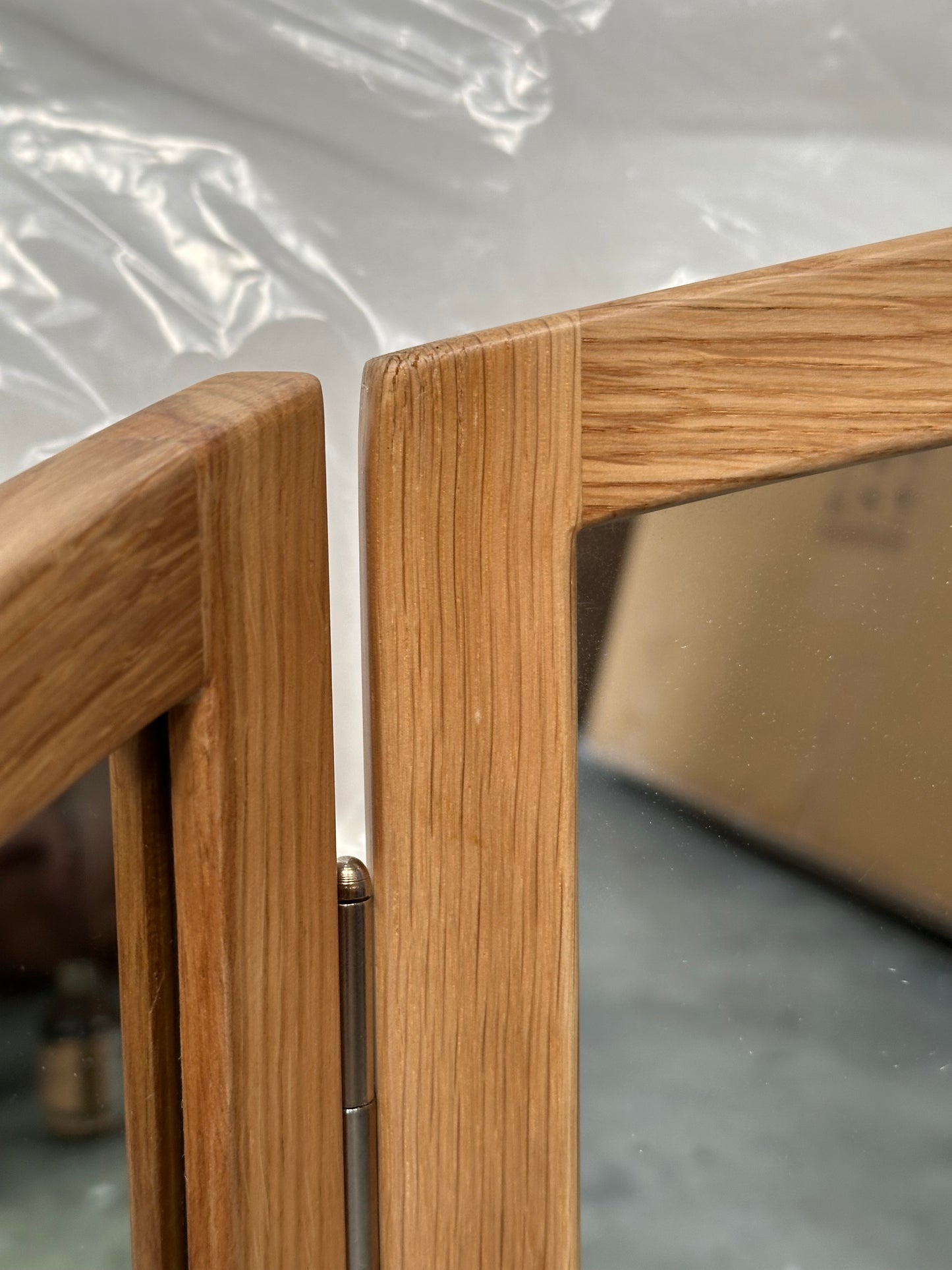 John Lewis Essence Gallery Mirror, Oak