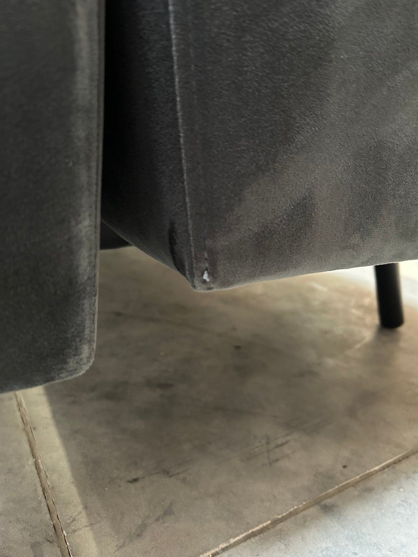 Swyft Model 05 Medium 2 Seater Sofa Charcoal Velvet