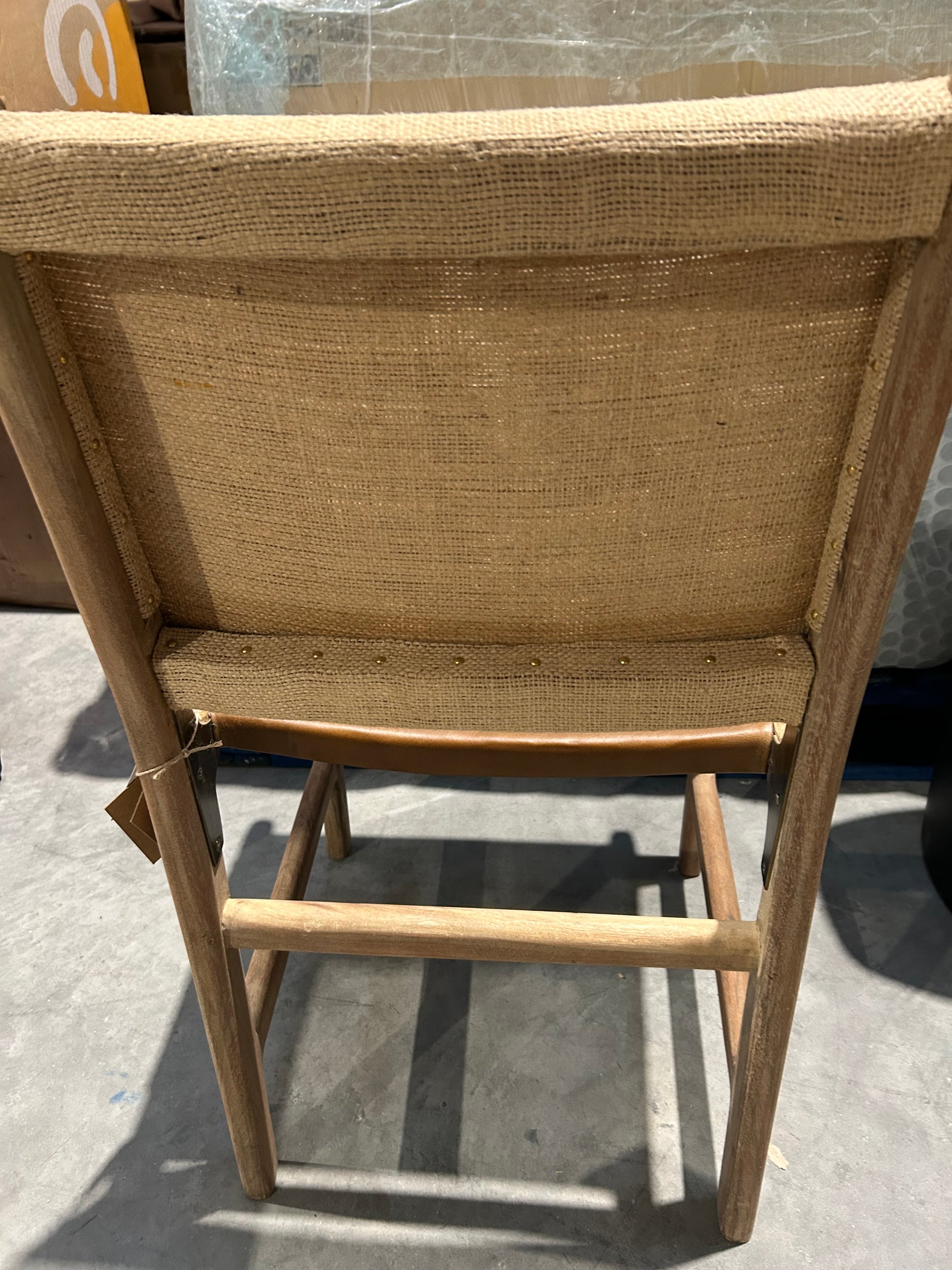 nkuku Nayan Dining Chair, Tan