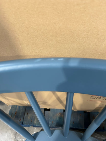 John Lewis Spindle Dining Chair, Set of 2, Blue, FSC-Certified (Beech Wood) Kitchen