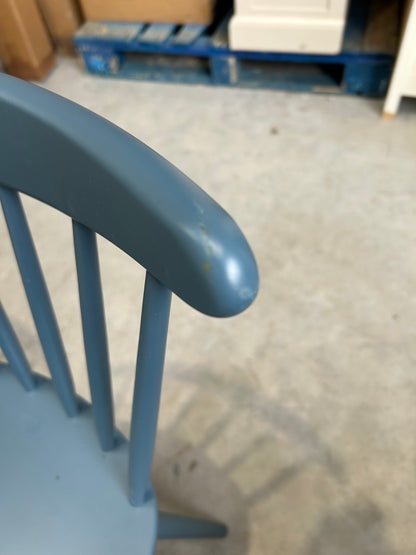 John Lewis Spindle Dining Chair Set of 2 Blue