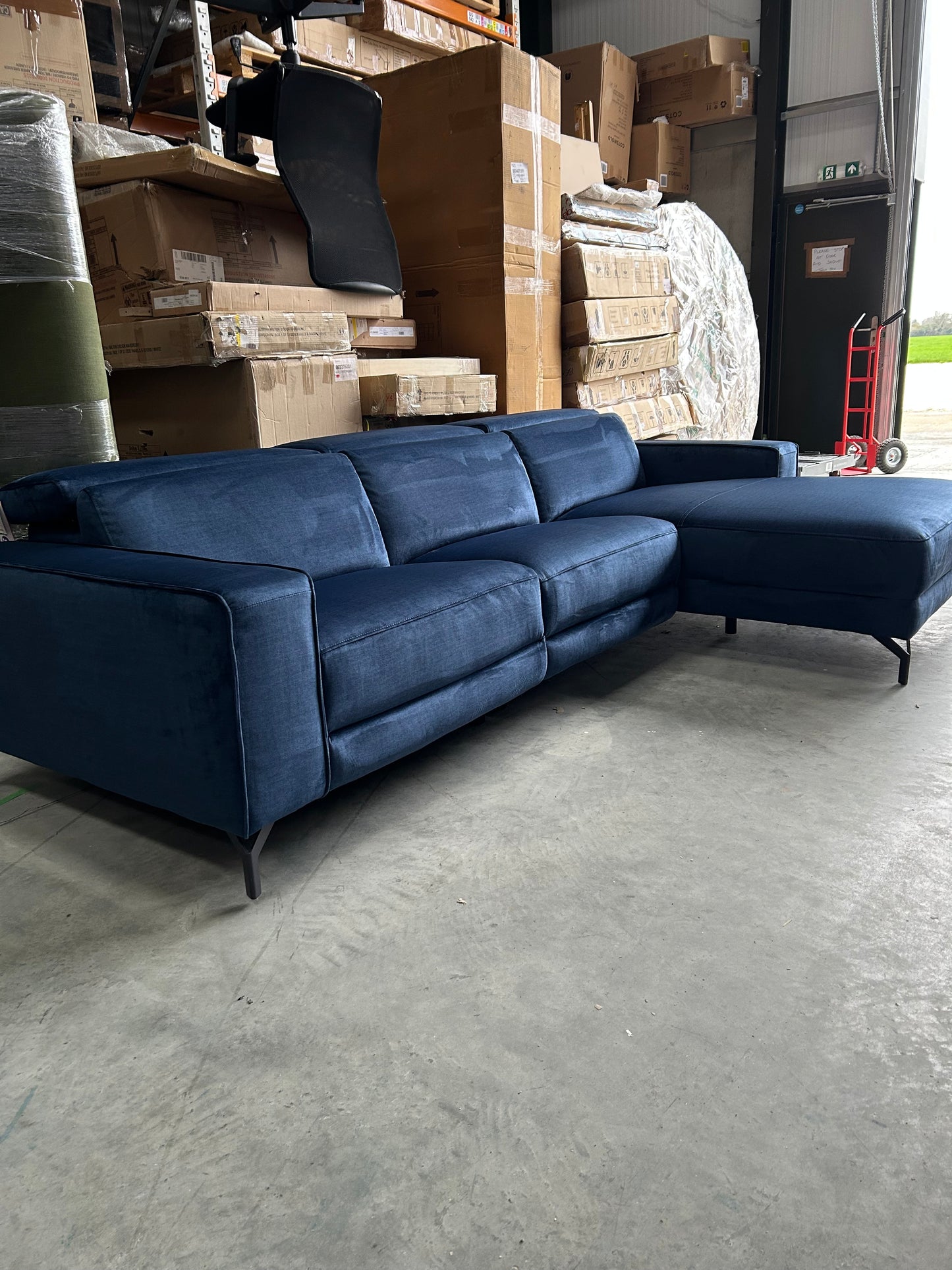 GRADIENT RHF CHAISE NAVY