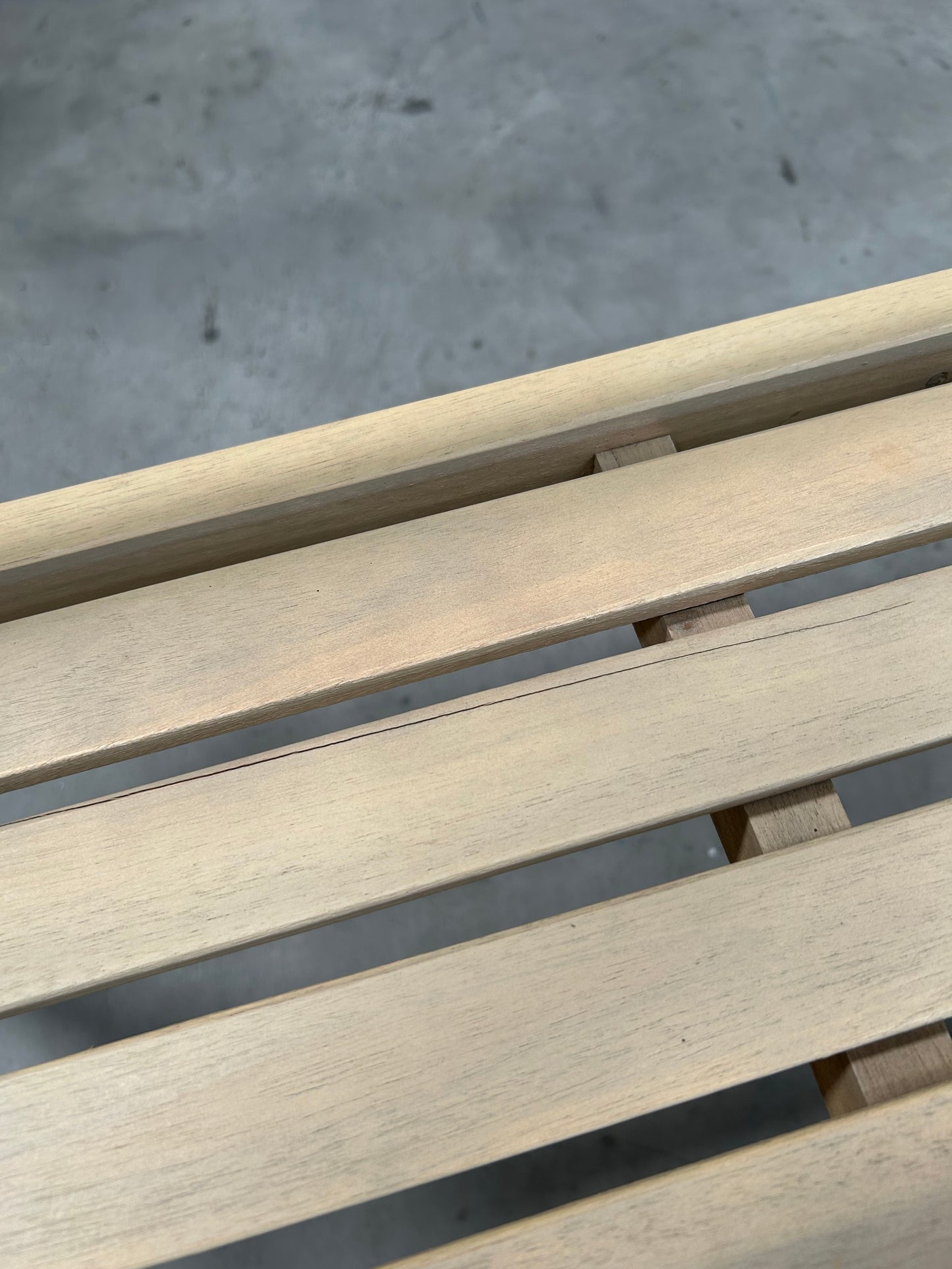 John Lewis Acacia Wood Foldable 2-Seater Garden Bench, Natural