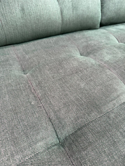 John Lewis Draper II Large 3 Seater Sofa, Dark Leg, Alpine Green