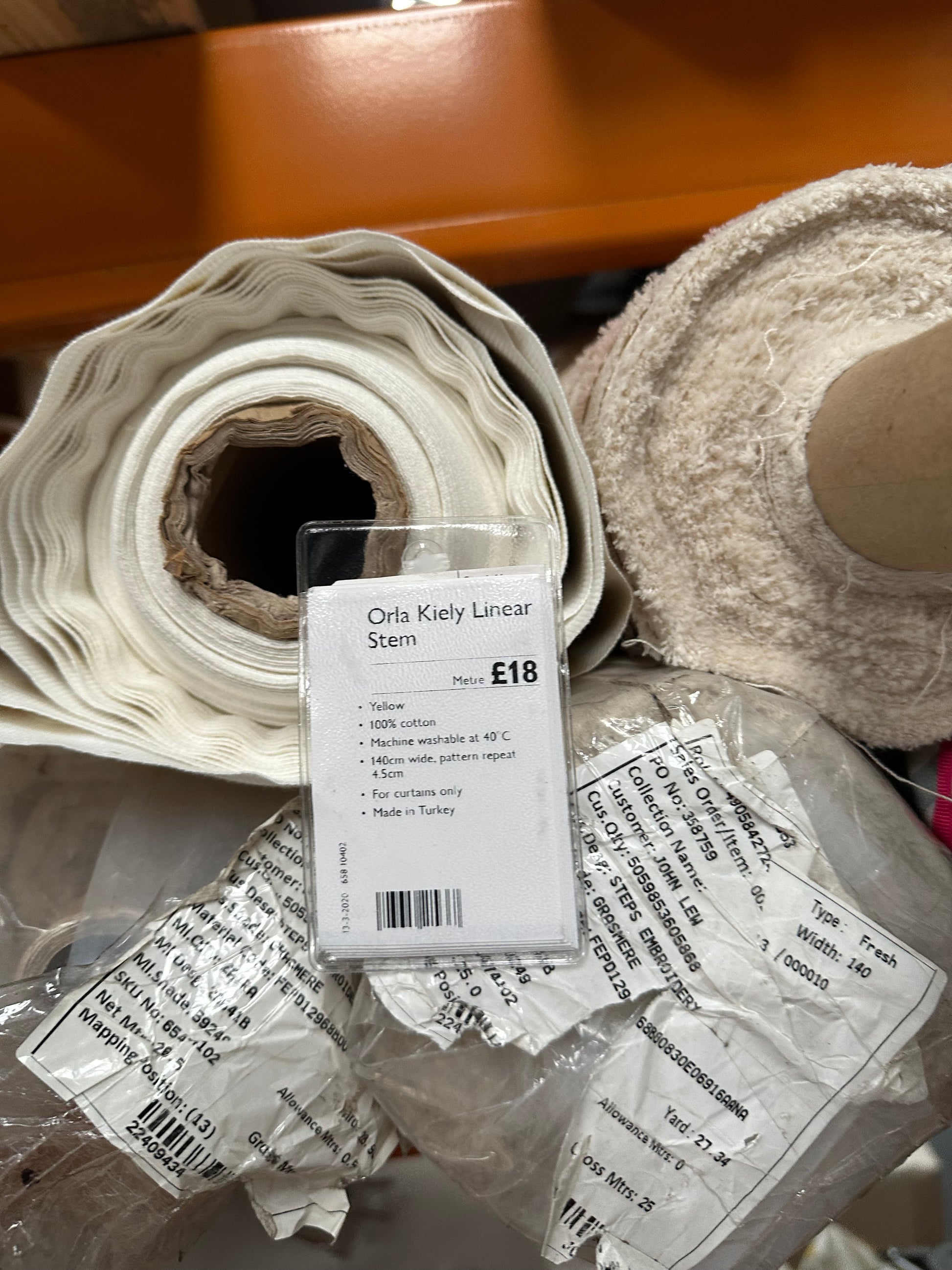 John Lewis Fabric Job Lot – Mixed Large Rolls
