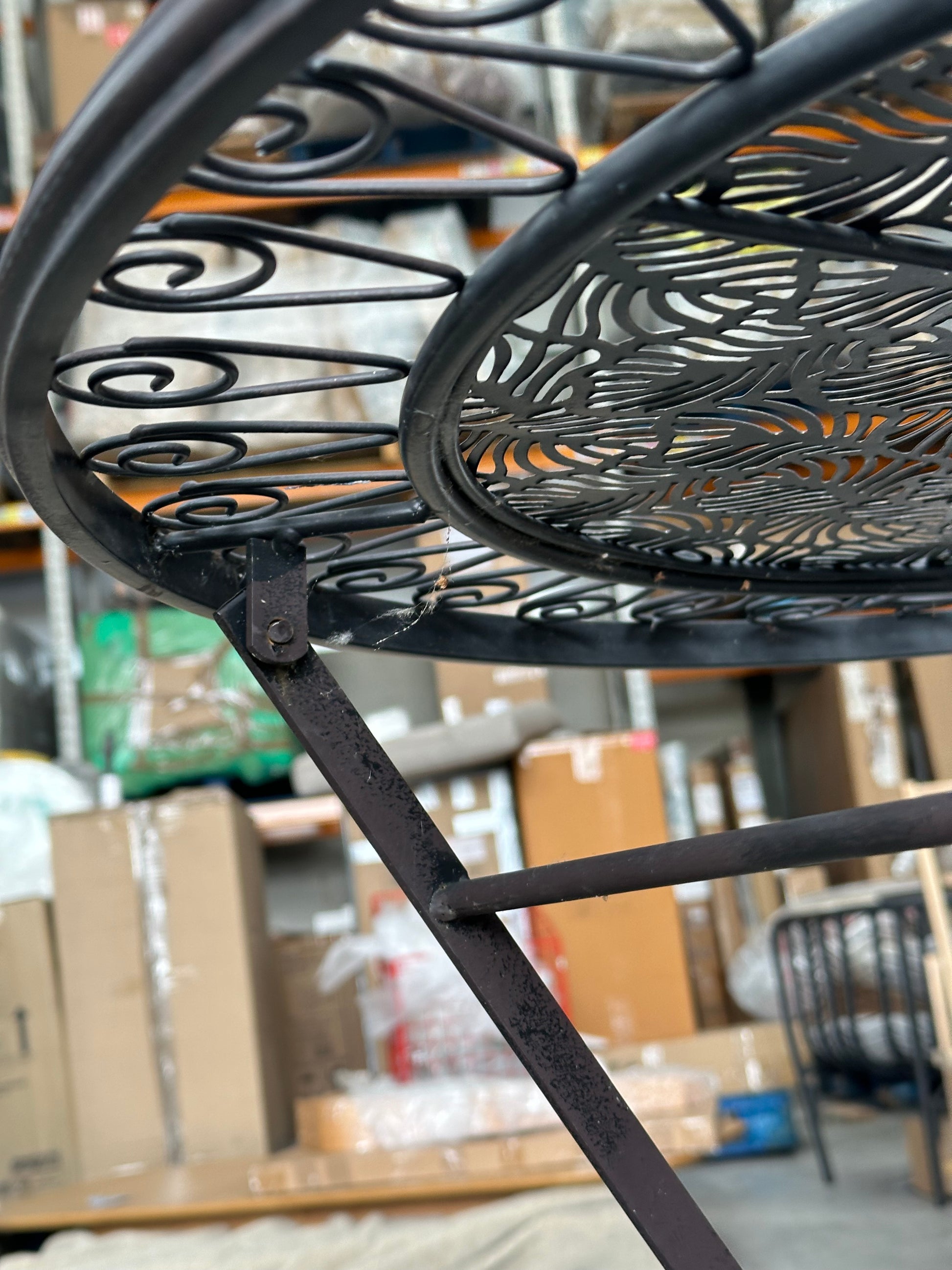 Gallery Direct Brindisi 2-Seater Folding Garden Bistro Table & Chairs Set