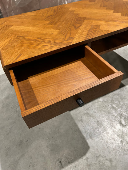 John Lewis Hairpin Coffee Table, Dark Oak