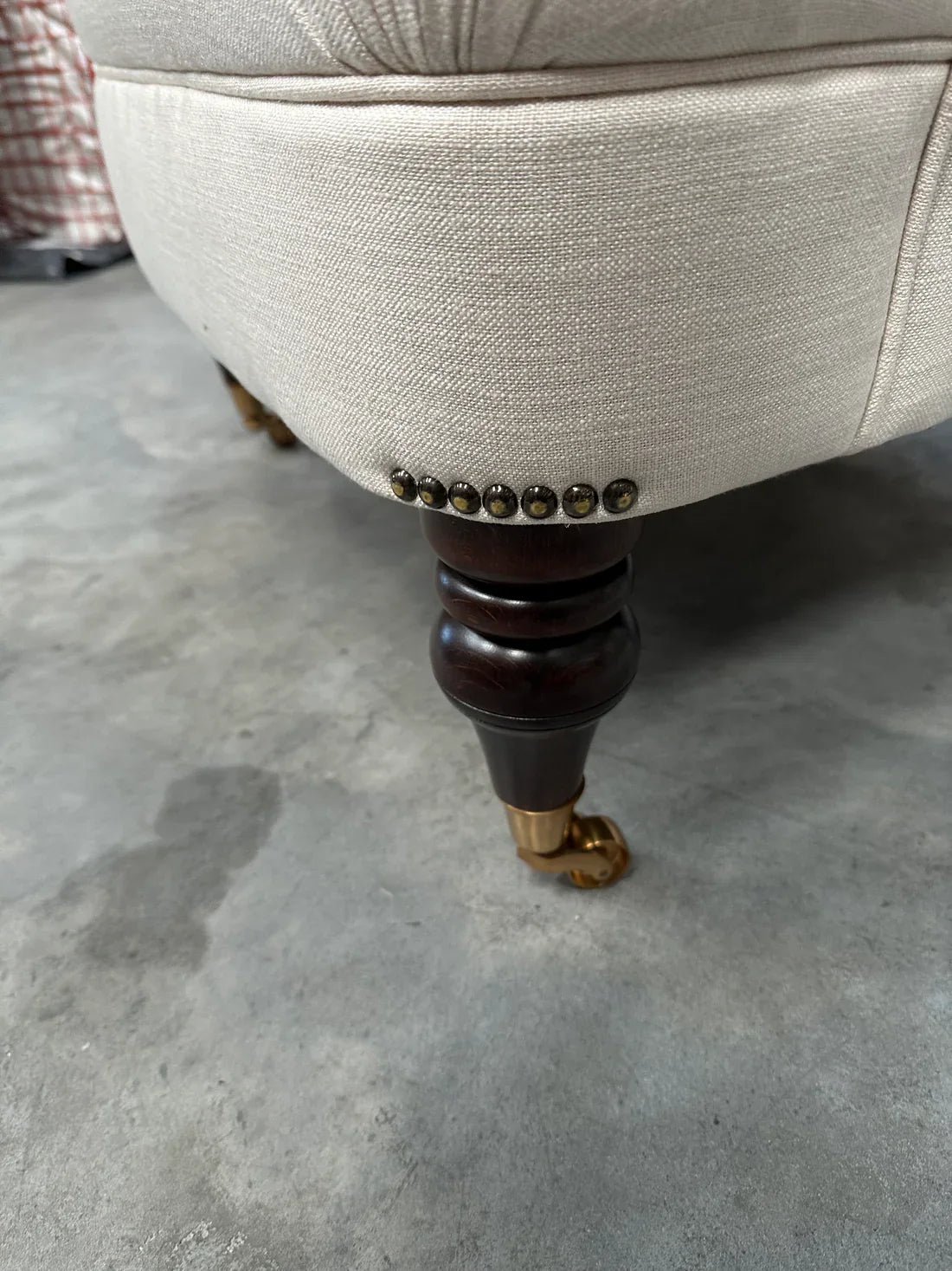John Lewis Armchair Suffolk Natural Dark Leg