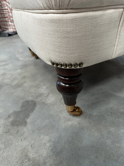 John Lewis Armchair Suffolk Natural Dark Leg