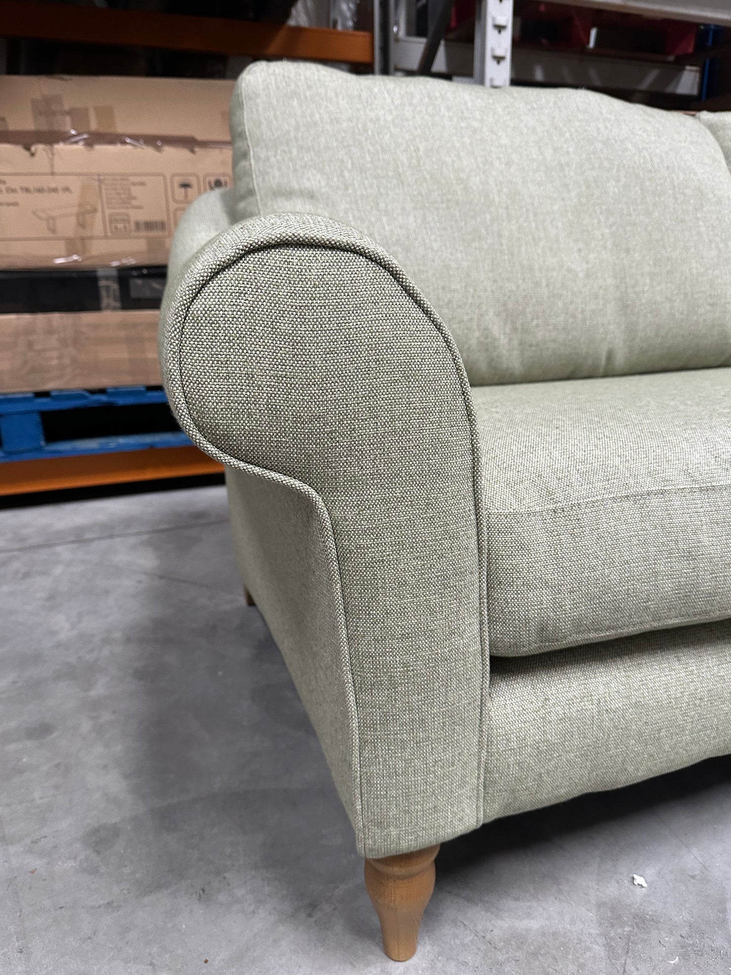 John Lewis Camber Grand 4 Seater Sofa Aquaclean Aston Green