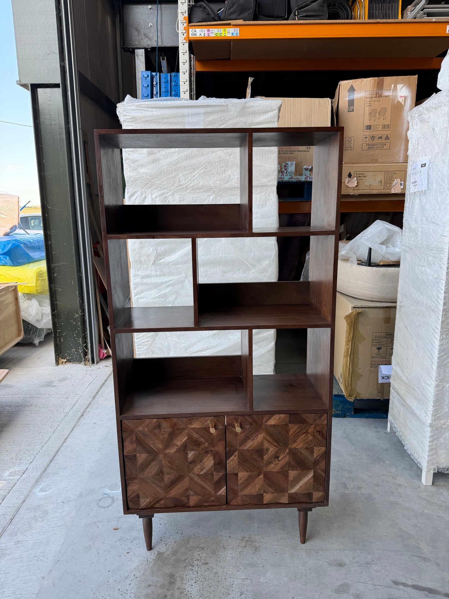 Swoon John Lewis + Swoon Franklin Shelving Unit, Dark Brown