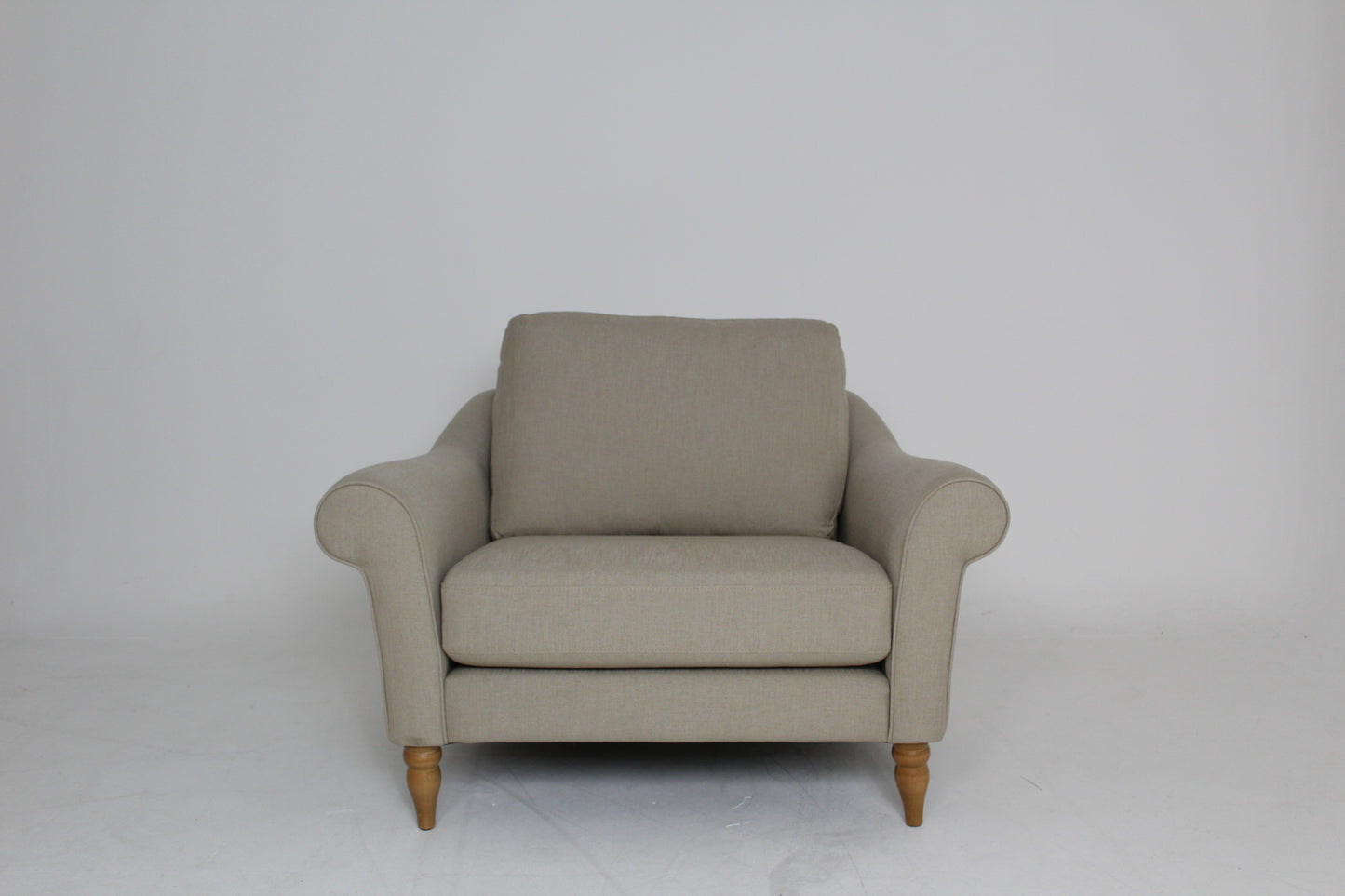 John Lewis Camber Armchair in Chunky Chenille Natural