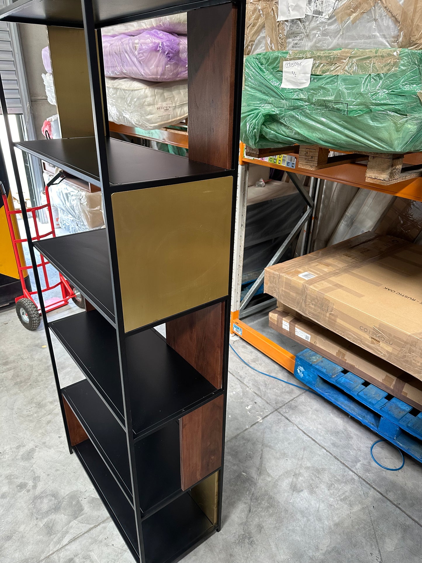 Swoon John Lewis + Swoon Brunel Wide Shelving Unit, Brown