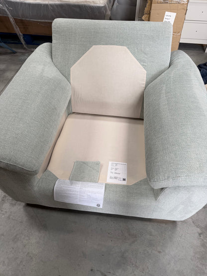 John Lewis Camden Armchair Light Blue Seagrass