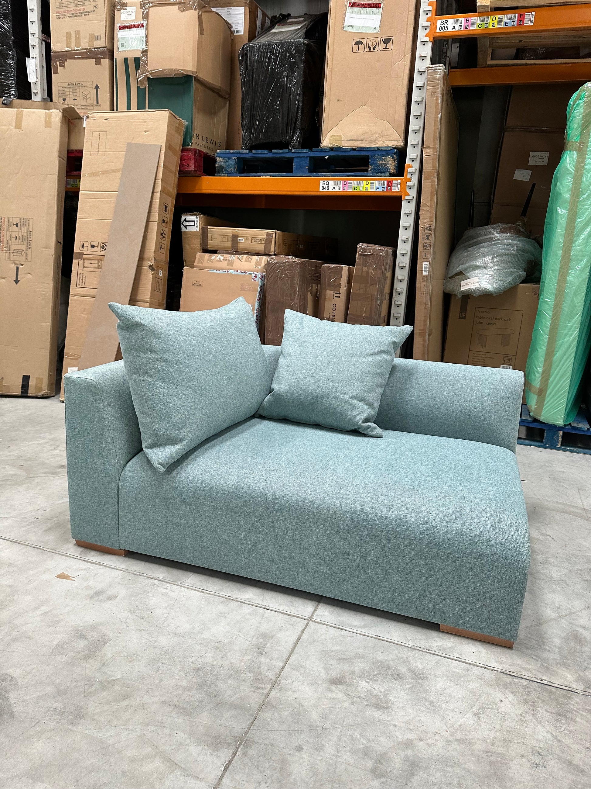 John Lewis Tokyo LHF Grand Modular Arm Unit Blue