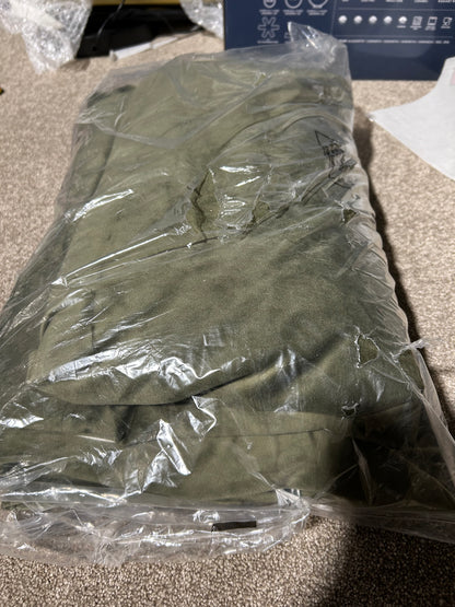 John Lewis Velvet Pair Lined Pencil Pleat Curtains, Khaki Green, W167 x Drop 228cm