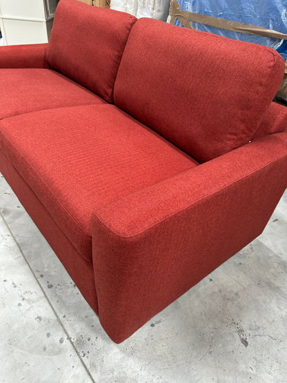 John Lewis Oliver II Sofa Bed Brushed Tweed Red