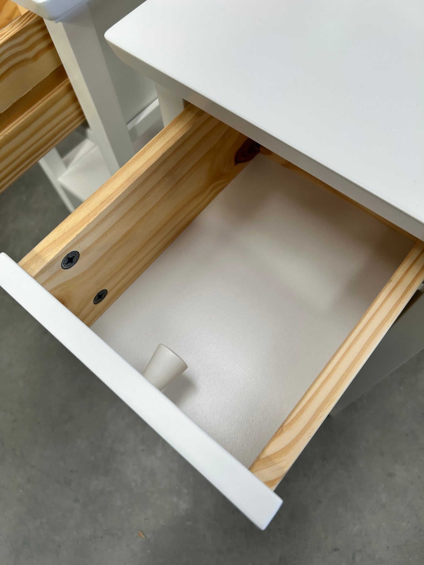 John Lewis Wilton Bedside Tables, Set of 2 White