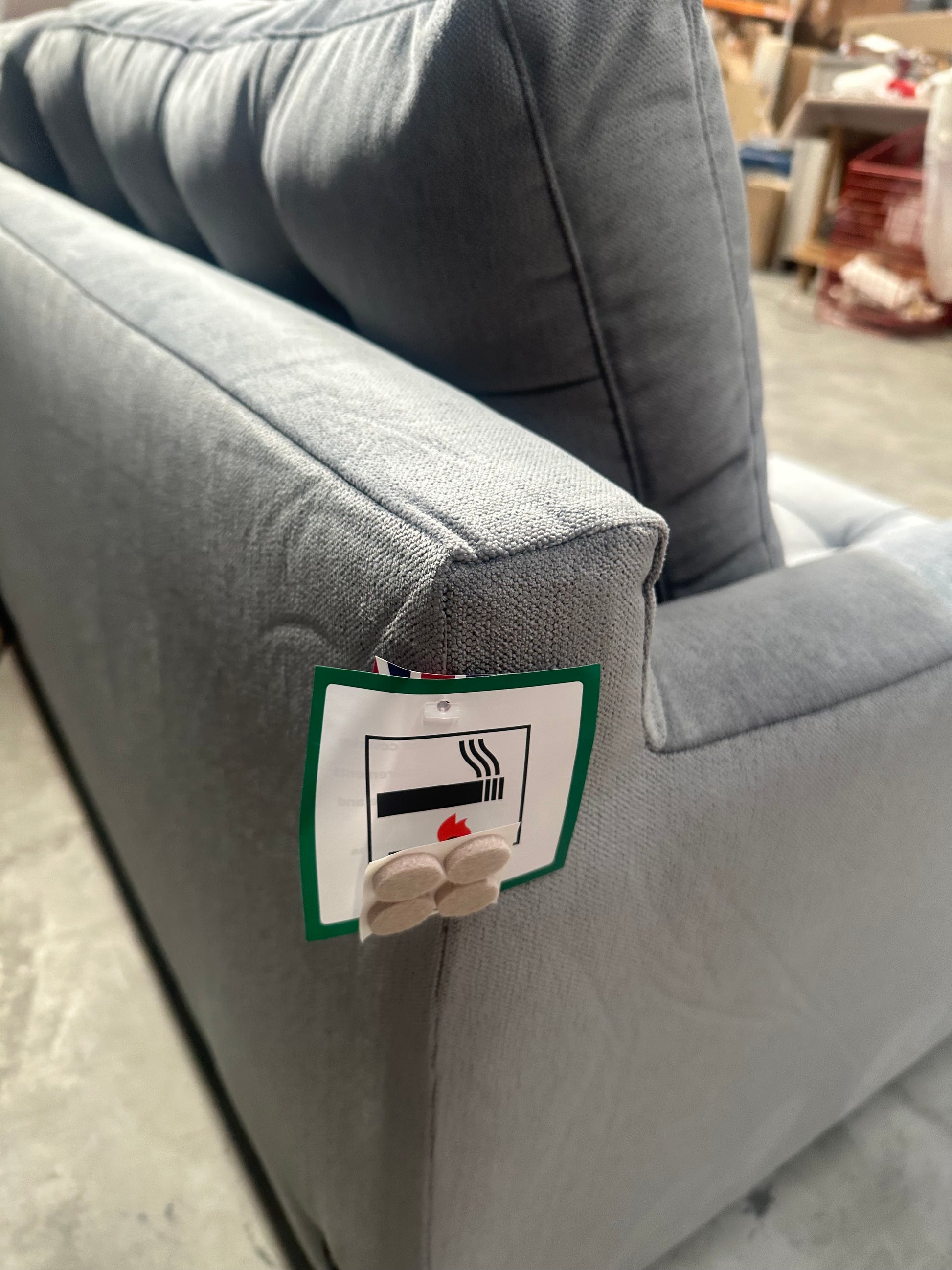 John Lewis Draper II Large Motion Sofa Easy Clean Ocean Blue