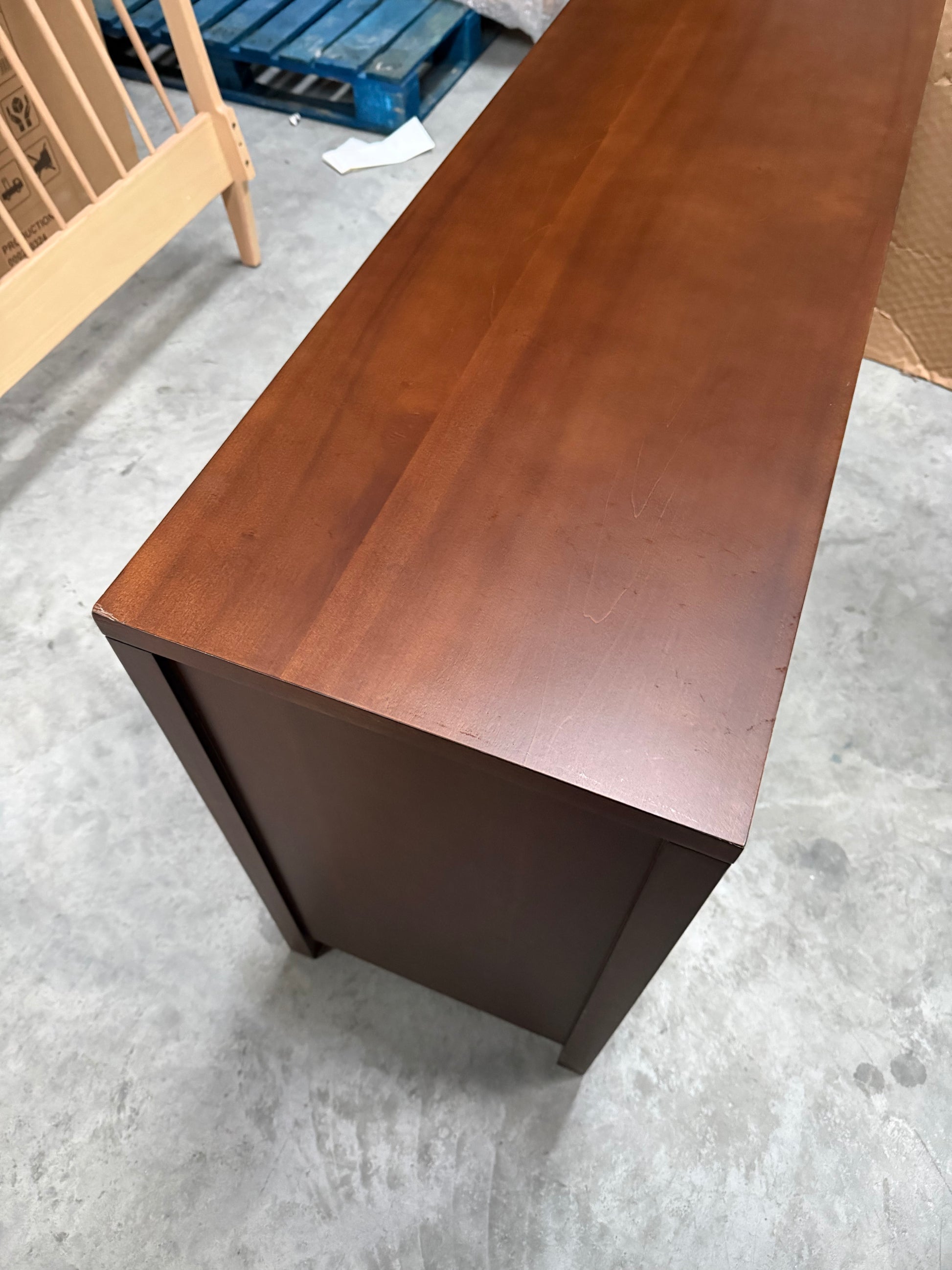 John Lewis Medan Wide Sideboard, Dark Stain