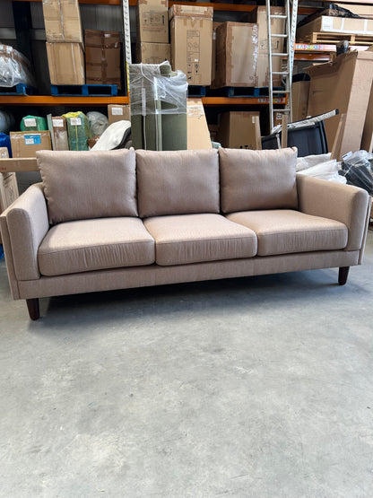 John Lewis Harbour Grand 3 Seater Sofa Brushed Tweed Mole