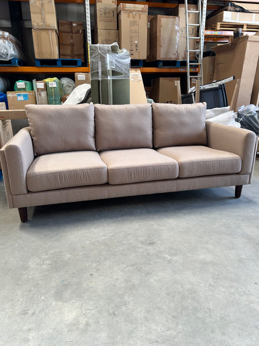 John Lewis Harbour Grand 3 Seater Sofa Brushed Tweed Mole