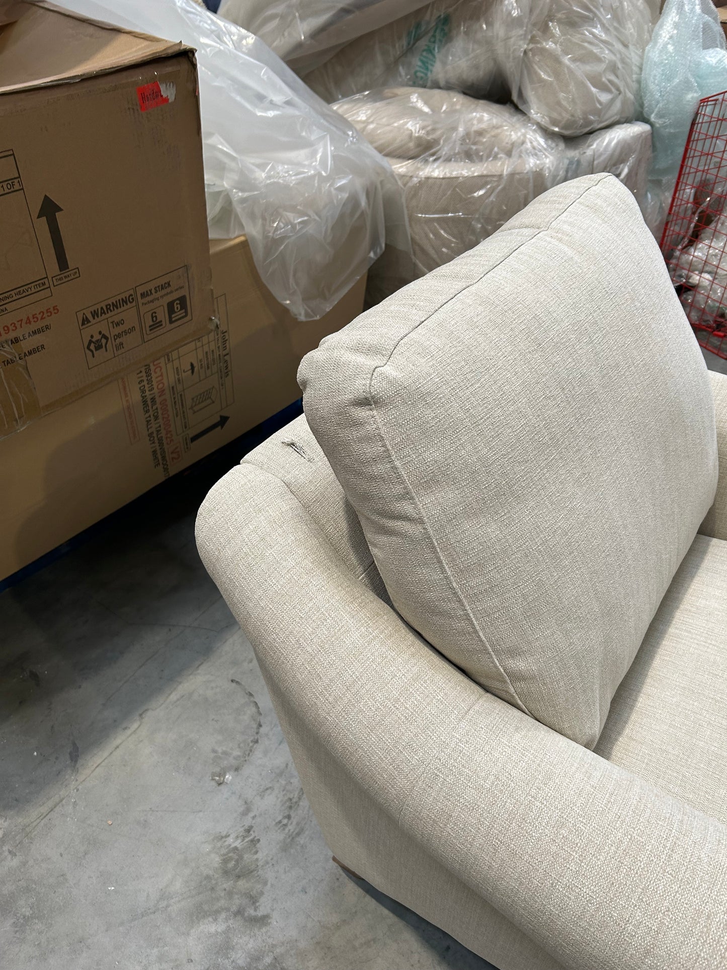 John Lewis Camber ArmchairAquaclean Matilda Natural