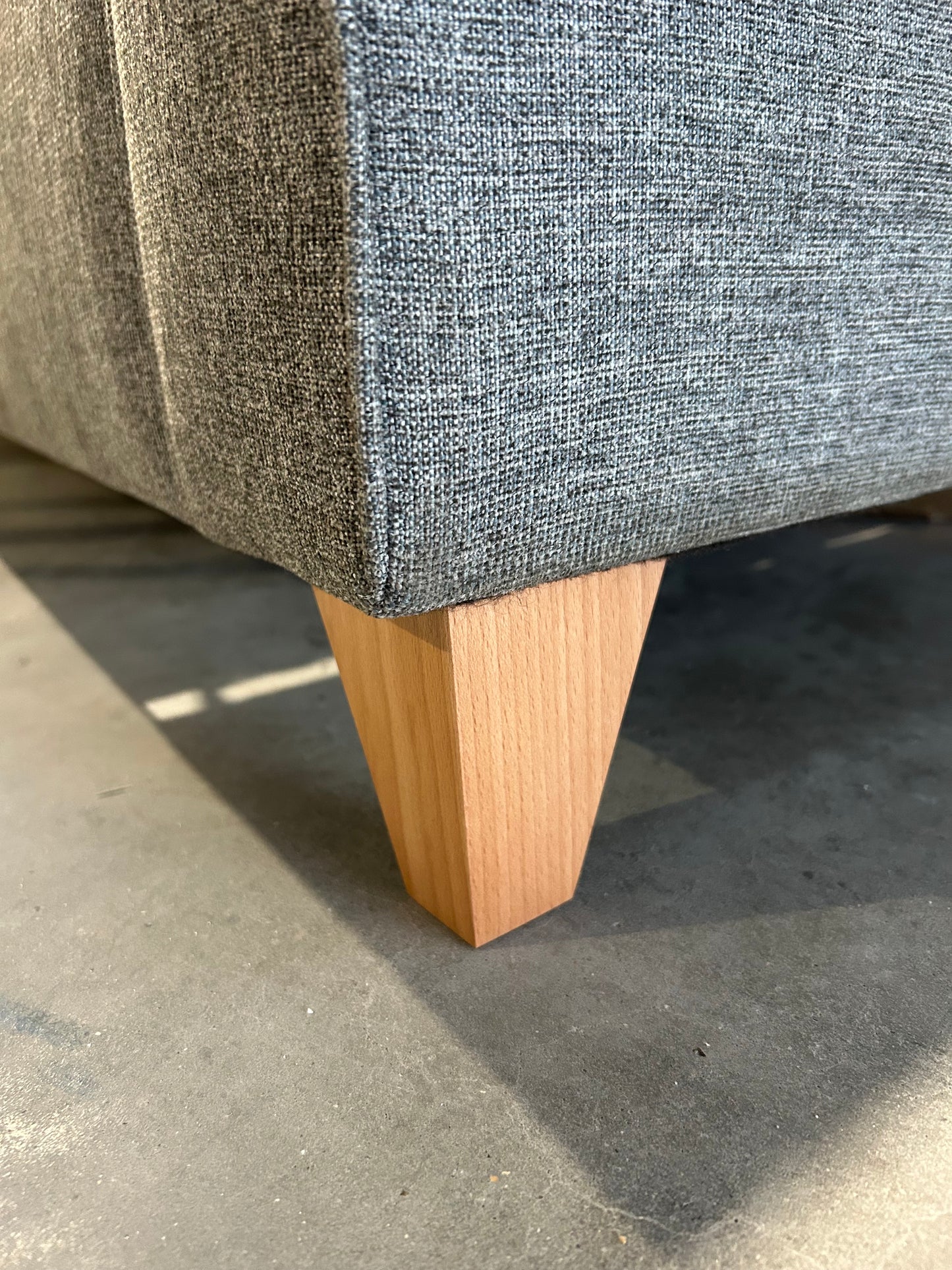 John Lewis Charlotte II Grand 4 Seater Sofa Aquaclean Connie Mist Grey