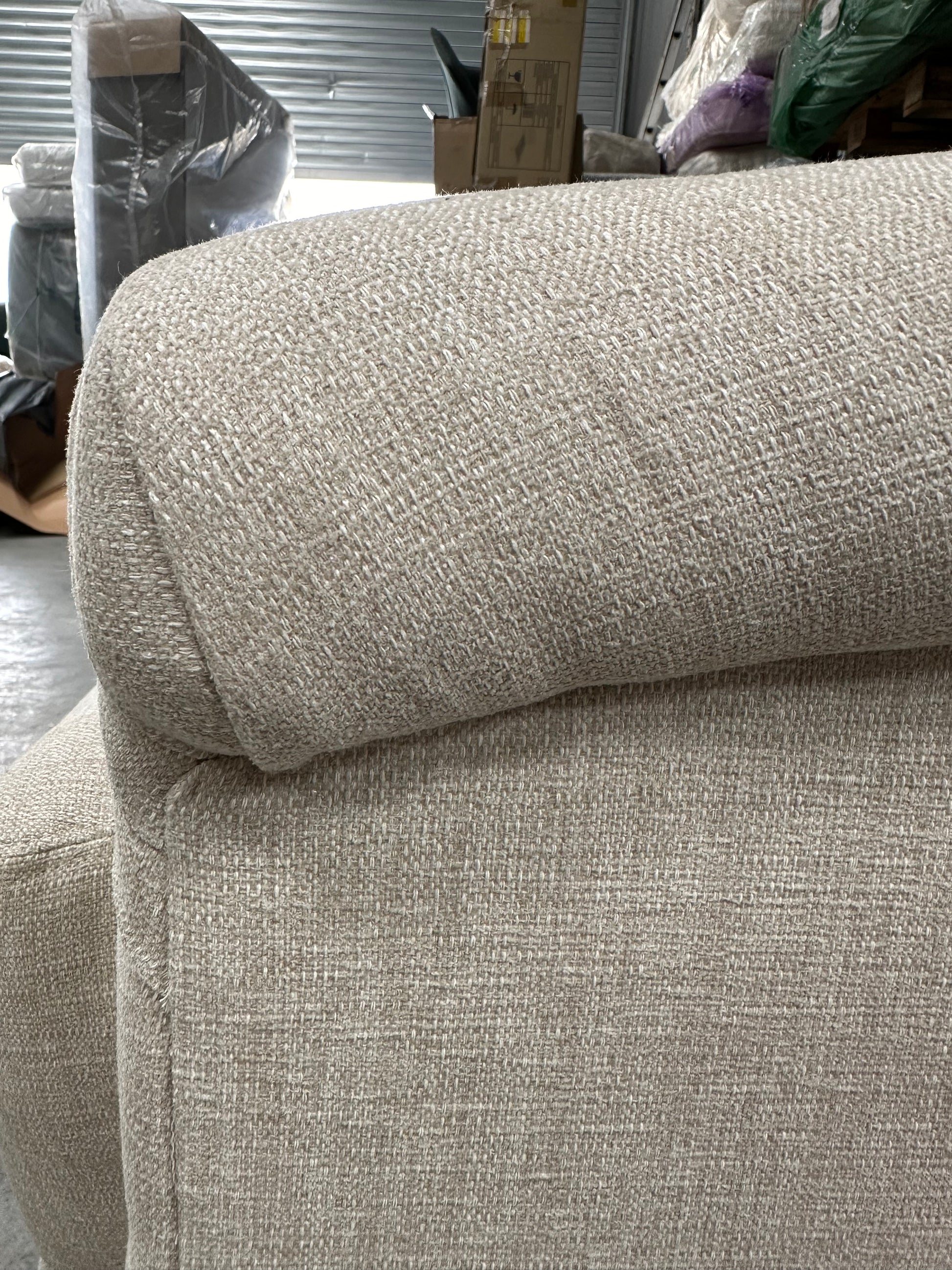 John Lewis Fireside Large 3 Seater Sofa AquaClean Matilda Natural