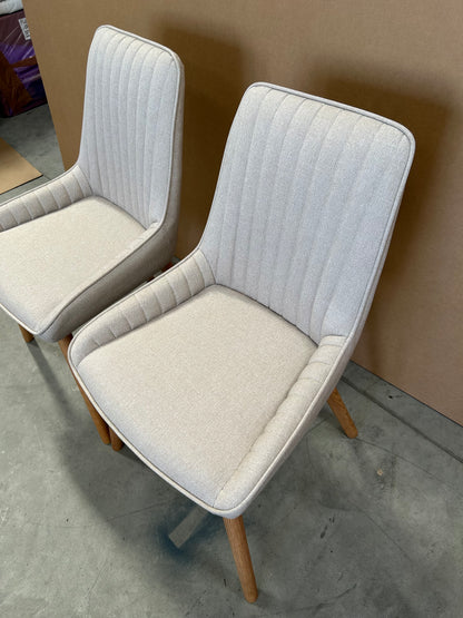 John Lewis Toronto Side Dining Chairs, Set of 2, Natural