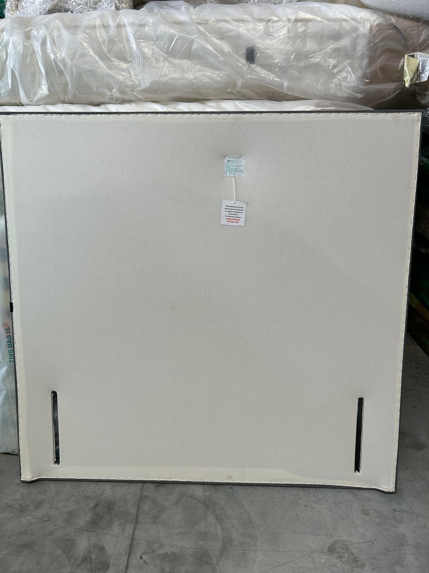 TEMPUR® Thornby Full Depth Headboard Tweed Grey King Size