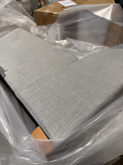 John Lewis Tokyo Medium Modular Unit Soft Weave Light Grey