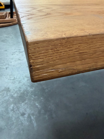 John Lewis Ripley Fixed Dining Table, Straight Edge, Solid Oak Natural Oil, L280 x W100cm - LIST