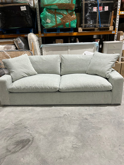 John Lewis Mellow Grand 4 Seater Sofa Aquaclean Sea Grass