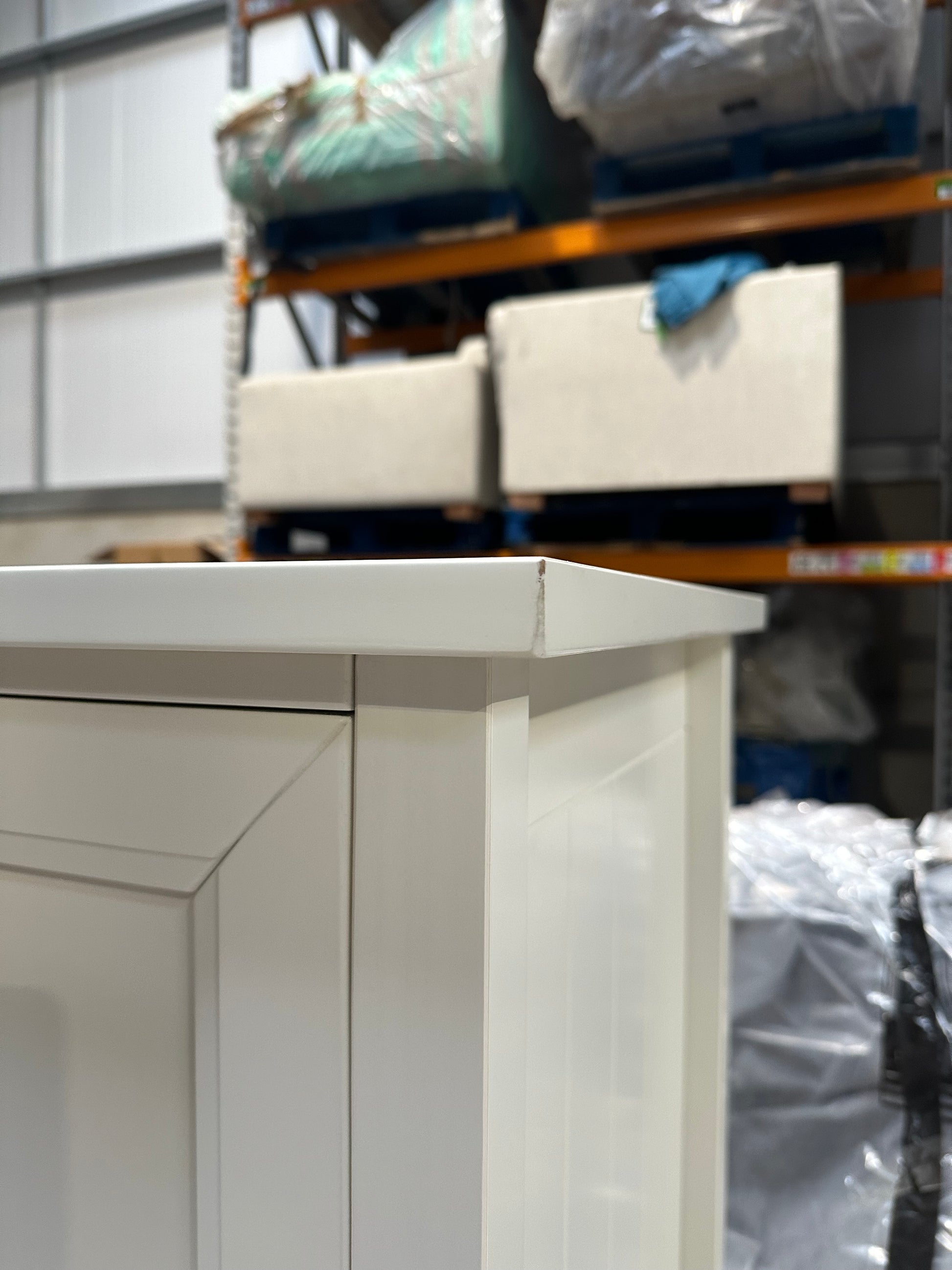 Julian Bowen Maine Triple Wardrobe with 2 Drawers Cream