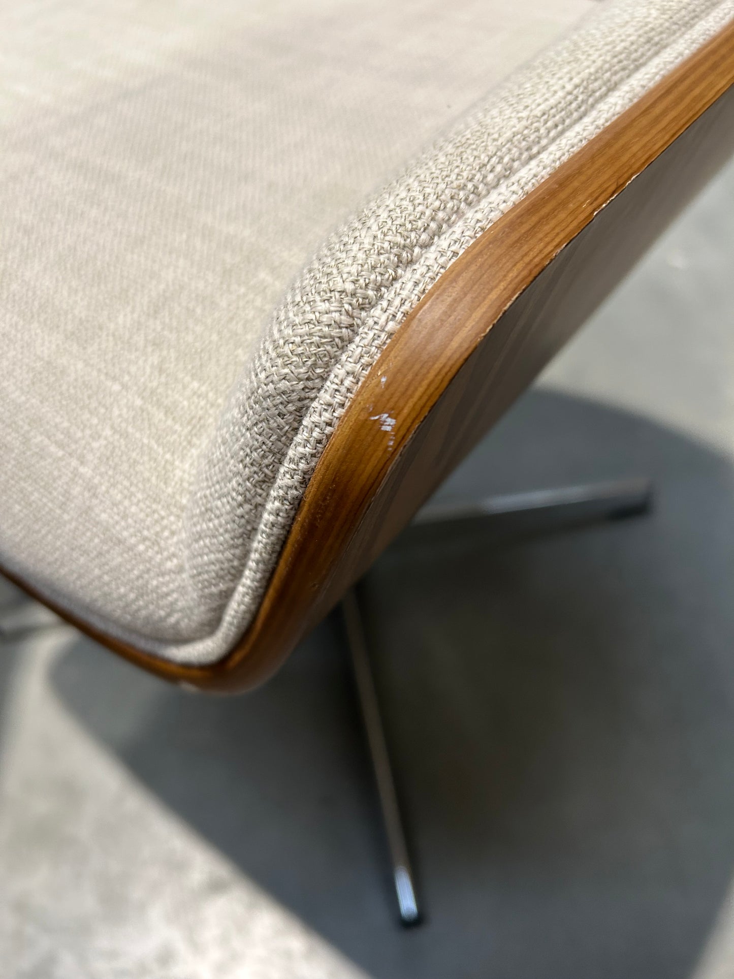MELROSE OFFICE CHAIR NATURAL - LIST