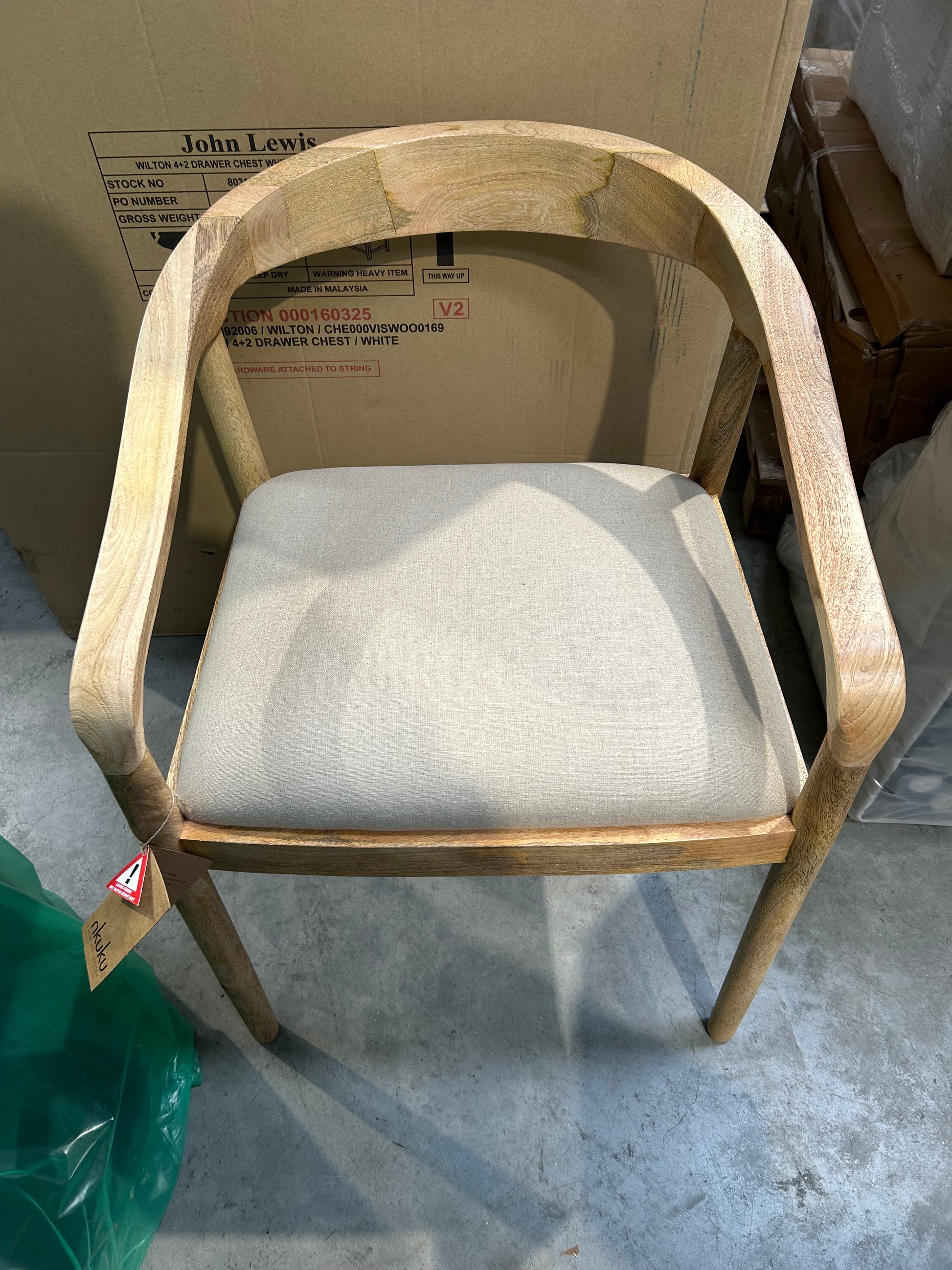 nkuku Anbu Dining Chair Natural