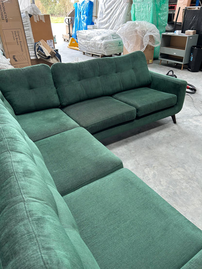 John Lewis Corner Sofa Camden 5+ Seater in Alpine Green